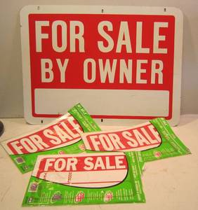 lot 339 image: For Sale signs