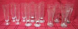 lot 376 image: Lot of Tall Beer Glasses