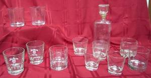 lot 370 image: Lot of Glass Drinkwear
