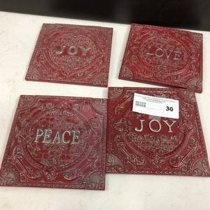lot 30 image: Tile Wall Hangings