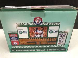 lot 65 image: Texas Rangers piece