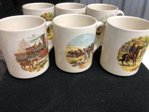 lot 104 image: Set of Western Coffee Mugs
