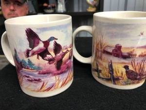 lot 105 image: Pair of Wildgame Coffee Mugs