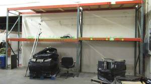 lot 2 image: Pallet racking double section