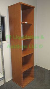 lot 20 image: Laminate narrow bookdisplay case