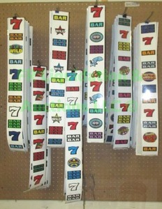 lot 39 image: Slot machine roller reel strips IGT