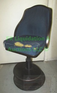 lot 44 image: Casino chair gaming stool, seat is torn
