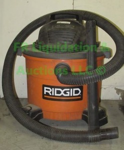 lot 104 image: Ridgid wet dry vacuum model WD09700