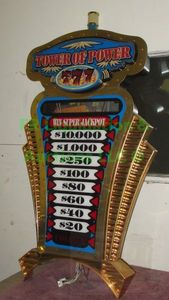 lot 62 image: Tower of Power slot machine illuminated topper
