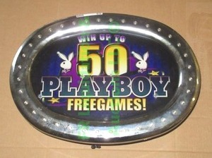 lot 65 image: Playboy slot machine illuminated topper