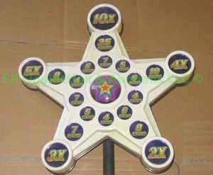 lot 66 image: Star slot machine illuminated topper