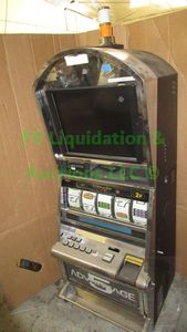 lot 90 image: Konami Advantage 5 mechanical roller slot machine
