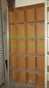 lot 134 image: cubby shelf unit