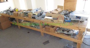 lot 157 image: AOYUE Int 883 Infrared Preheater and assorted electronics as shown, generous quantity