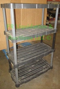 lot 167 image: Plastic utility shelf