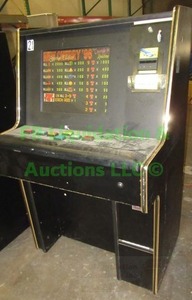 lot 172 image: Cherry 96 fruit bonus 8 liner Multi game console slot machine