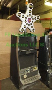 lot 198 image: Gaming slot machine with start topper