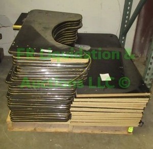 lot 220 image: slot machine riser cabinet parts