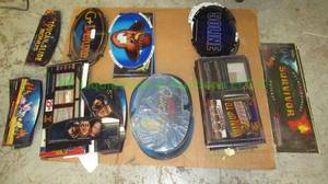 lot 251 image: Slot machine display glass