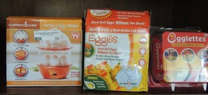 lot 38 image: Copper Chef perfect egg maker, eggies, and eggletes set