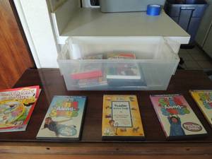 lot 74 image: Childrens learning DVD two come with books