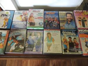 lot 75 image: Multiple self help DVDs yoga, meditation, home exercise etc.