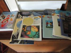 lot 78 image: Disney my first song books old McDonald, Aladdin, lion king and more Adult music books include Broadway hits Frank laesser and more