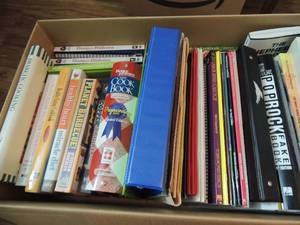 lot 132 image: Box of diabetic cookbooks from better homes and gardens
