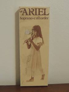 lot 143 image: Ariel soprano C recorder by Grevim Recorder Inc.