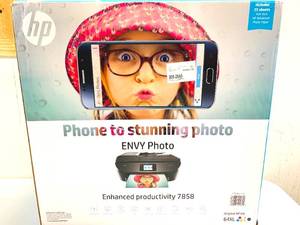 lot 4 image: HP Envy 7858 Photo Wireless Priniter PrintScanCopy NEW