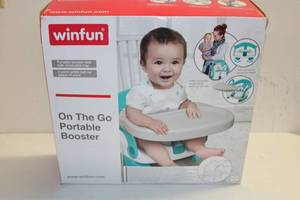 lot 7 image: WinFun On the Go Baby Booster Seat
