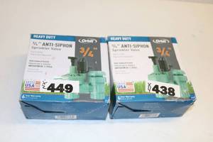 lot 67 image: Orbit 34 Anti-Shiphon Sprinkler Valve - Lot of 2
