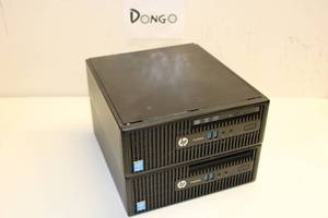 lot 78 image: 2 HP Small Desktop