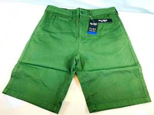 lot 129 image: Blu Rock New York Green Shorts Size 32W