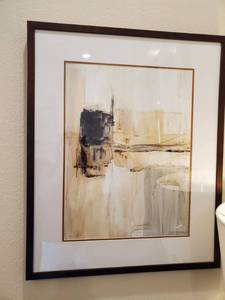 lot 2 image: Framed Giclee with Glass Harper 8