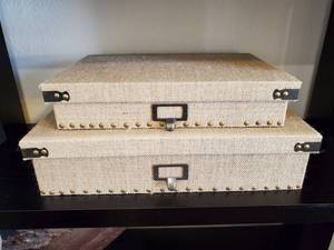 lot 20 image: IMAX Corbin Document Boxes