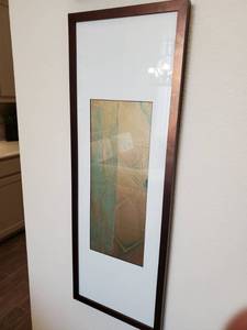 lot 35 image: Framed Metallic Embossed Art Embossed Patina II