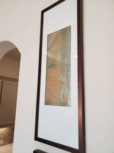 lot 36 image: Framed Metallic Embossed Art Embossed Patina II