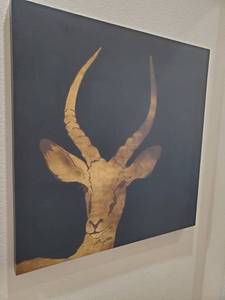 lot 46 image: Deer Giclee on Canvas Safari King V