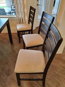 lot 73 image: Rokane Dining Chairs by Ashley Furniture