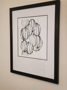 lot 77 image: Signed & Framed Art Seed Vessels