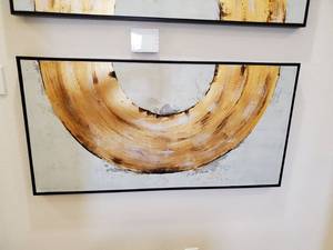 lot 84 image: Framed Embellished Giclee with Gold Leaf