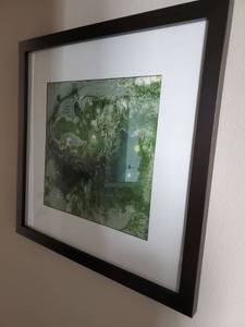 lot 104 image: Framed Art with Mat Pangaea I