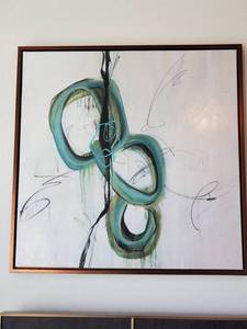 lot 136 image: Framed Giclee on Canvas