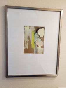 lot 197 image: Framed with Glass Original Art Abstract