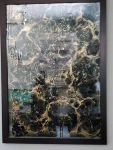 lot 216 image: Framed Giclee with Glass Celestial Odyssry