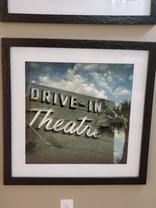 lot 238 image: Framed with Glass Print Theatre