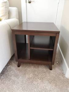 lot 243 image: Wood Side Table