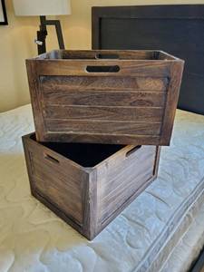 lot 271 image: Two Wood Crates