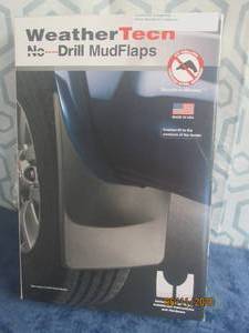 lot 16 image: NEW WEATHER TECH REAR MUD FLAPS&nbsp MODEL&nbsp 120035&nbsp FIT &nbsp &nbsp &nbsp &nbsp &nbsp CHEVEROLET 2014 - 2017&nbsp